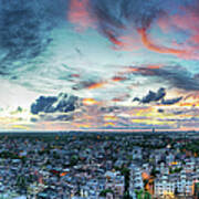 Kolkata At Sunset Poster