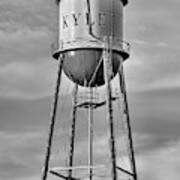 Kyle Texas Water Tower Poster