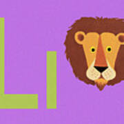 L As In Lion Poster