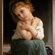 La Frileuse By William-adolphe Bouguereau Old Masters Reproductions Poster
