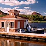 Lake Las Vegas Boathouse Poster