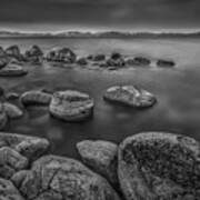 Lake Tahoe Boulders Poster