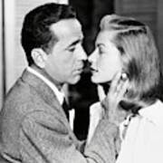 Lauren Bacall And Humphrey Bogart In Dark Passage -1947-. Poster