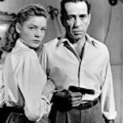 Lauren Bacall And Humphrey Bogart In Key Largo -1948-. Poster