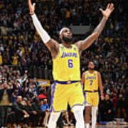 Lebron James Breaks All-time Scoring Record Poster