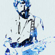 Legendary Eric Clapton Watercolor Poster