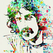 Legendary Frank Zappa Watercolor Poster