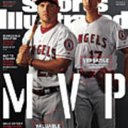 Los Angeles Angels Of Anaheim Mike Trout And Shohei Ohtani Sports Illustrated Cover Poster