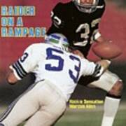Los Angeles Raiders Marcus Allen... Sports Illustrated Cover Poster
