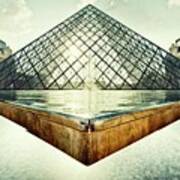 Louvre Museum In Paris Poster