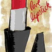 Love Lipstick Panel Poster