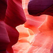 Lower Antelope Canyon Sandstone Faces Poster