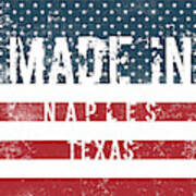 Made In Naples, Texas #naples Poster