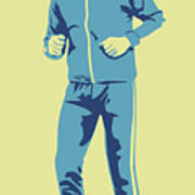 Man Jogging Poster