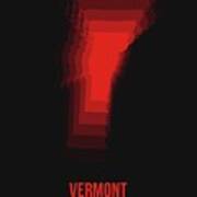 Map Of Vermont 1 Poster