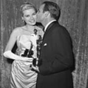 Marlon Brando Kissing Grace Kelly Poster