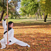 Martial Arts Practice Poster