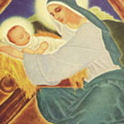Mary With Baby Jesus Poster