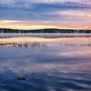 Massabesic Lake, Morning Mist Poster