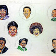 Maxine, Maurice, Martin, Gladys, Angela, Mary, Frederick, And Ralph Poster