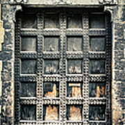 Medieval Reinforced Wooden Door Poster