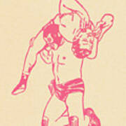 Men Wrestlers Poster