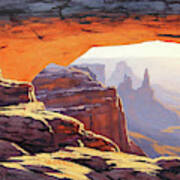 Mesa Arch Sunrise Poster