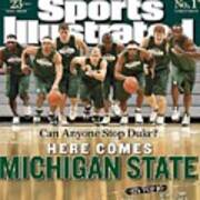 Michigan State University Basketball Team Sports Illustrated Cover Poster