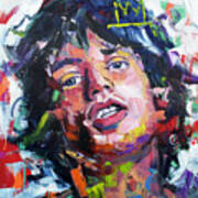 Mick Jagger Iii Poster
