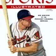 Milwaukee Braves Joe Adcock Sports Illustrated Cover Poster