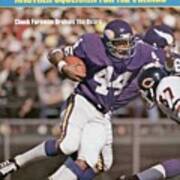 Minnesota Vikings Chuck Foreman... Sports Illustrated Cover Poster