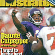 Minnesota Vikings Qb Dante Culpepper... Sports Illustrated Cover Poster