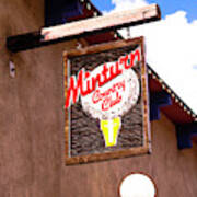 Minturn Country Club  Steakhouse Poster