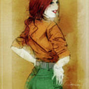Miss. Green Jeans Poster