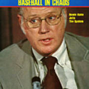 Mlb Commissioner Bowie Kuhn Sports Illustrated Cover Poster