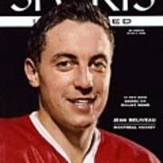 Montreal Canadiens Jean Beliveau Sports Illustrated Cover Poster