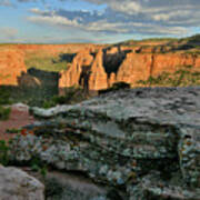 Monument Canyon From Rim Trail's Edge Poster