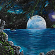 Moon Light Island Poster