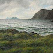 Mosken Island Outside Lofoten Poster