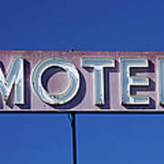 Motel Sign Poster