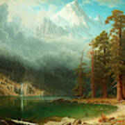 Mount Corcoran By Albert Bierstadt Poster