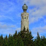Mount Greylock Tower From Bascom Lodge Poster