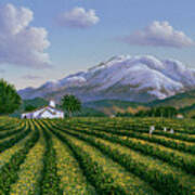 Mount Sta Helena - Napa Valley Poster