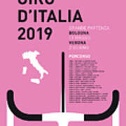 My Giro Ditalia Minimal Poster 2019 Poster