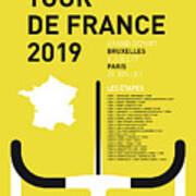 My Tour De France Minimal Poster 2019 Poster