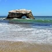 Natural Bridge Beach Poster