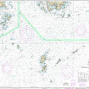 Nautical Chart-13303 Approaches-penobscot Bay Poster