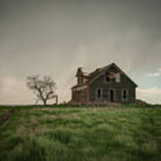 Nebraska Farm House Poster