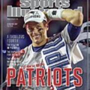 New England Patriots Qb Tom Brady, Super Bowl Xlix Champions Sports Illustrated Cover Poster