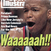 New Jersey Nets Derrick Coleman Sports Illustrated Cover Poster